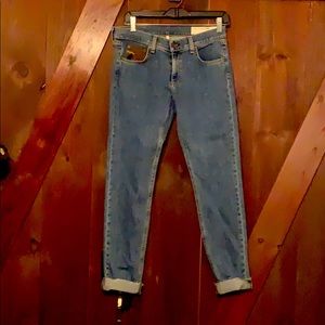 Rag & Bone Dre Jeans with camo patches